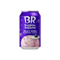Напиток газированный Baskin Robbins Milky Soda со вкусом черника-йогурт, 350 мл