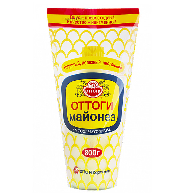 Майонез натуральный "Оттоги", 800 гр