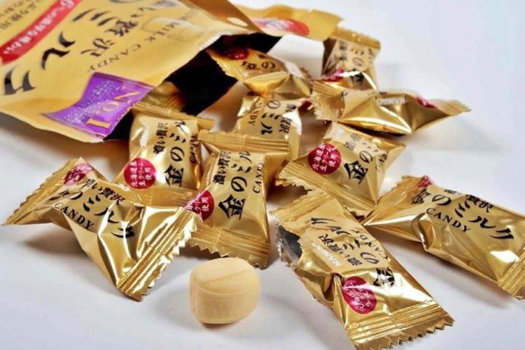 Карамель молочная Kanro, 80 гр