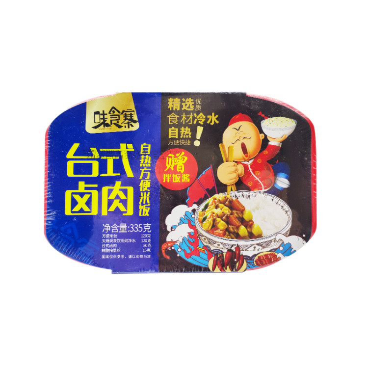 Рис самозаваривающийся тайваньская тушеная свинина, 335 г