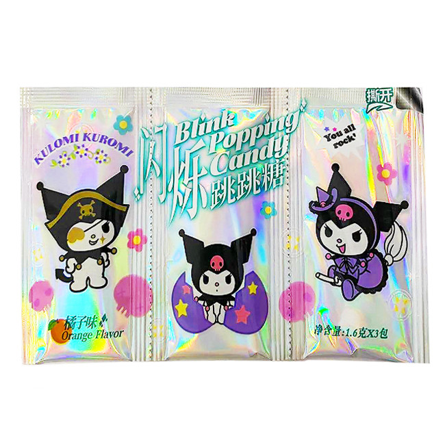 Леденцы взрывные с тату в ассортименте, 4,8 гр