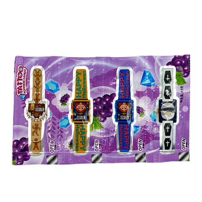 Леденцы взрывные с тату в ассортименте, 4,8 гр