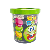 Печенье-сэндвич Макарон со вкусом Чая Матча и взрывной карамелью "GANG-FU", 80 г 