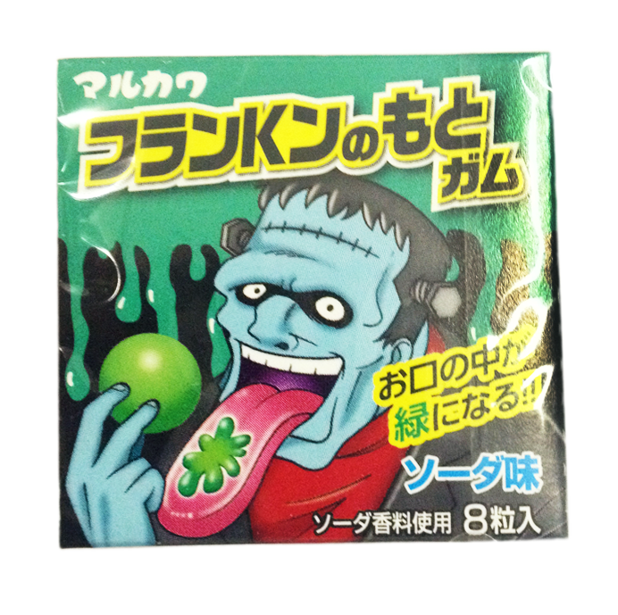 Жевательная резинка MARUKAWA Франкенштейн, 8 шт