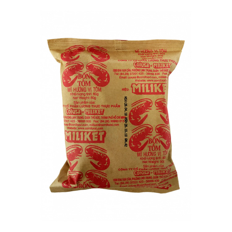 Лапша б\п Бон том MILIKET, 80 г