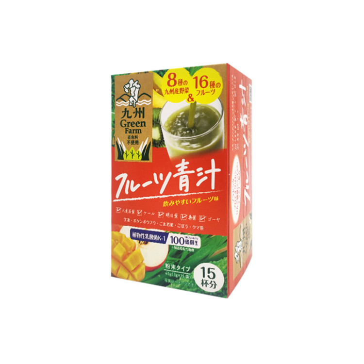 Овощной напиток в порошке «Аодзиру» с фруктовыми экстрактами (3 гр х 15 шт.), SHINNIPPAI