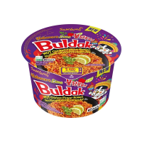 Лапша б\п Samyang Buldak со вкусом курицы, перцем хабанеро и лаймом, чашка 110 г