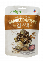 Чипсы из морской капусты и коричневого риса со вкусом барбекю CJ Bibigo, 20 г