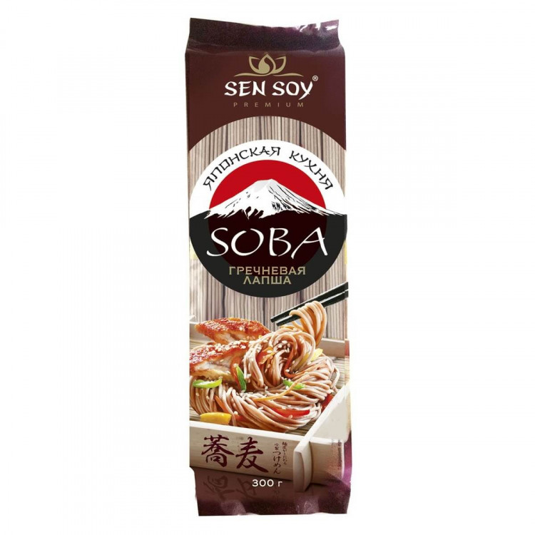 Лапша гречневая Соба СЭН СОЙ, 300 гр