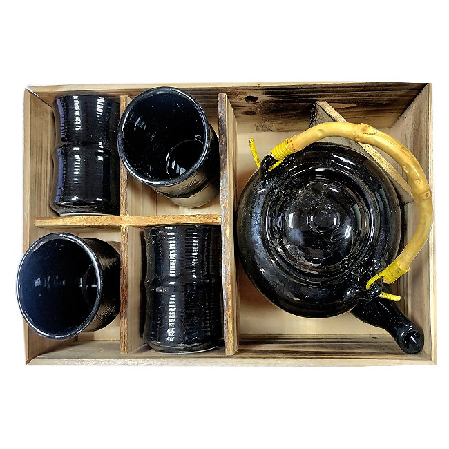 Набор для чая (чайник и 4 чашки) 650/160 мл 8405