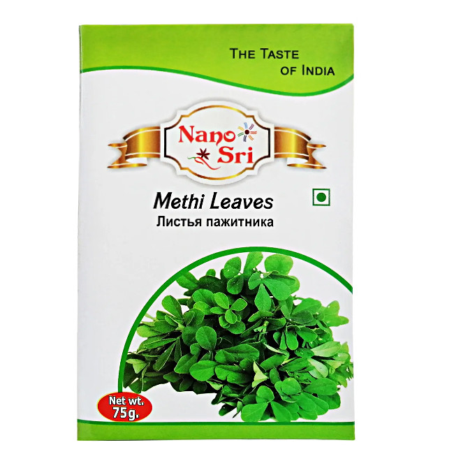 Листья пажитника Nano Sri, 75 г