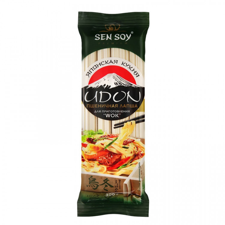 Лапша пшеничная Удон СЭН СОЙ, 300 гр