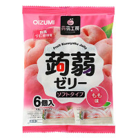 Желе конняку с коллагеном Персик Момо, 96 гр