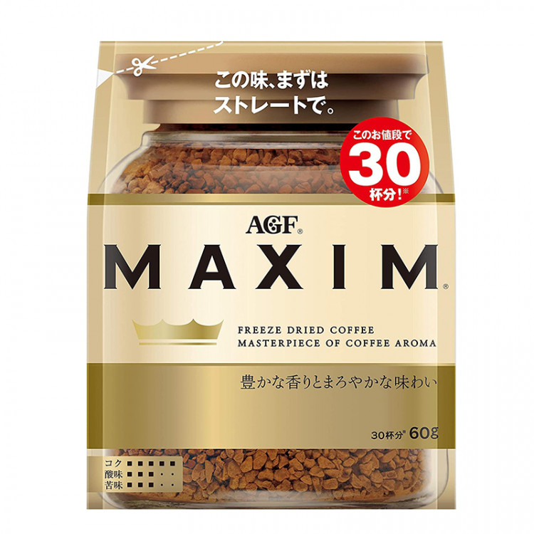 Кофе растворимый AGF Maxim, м/у 60 гр