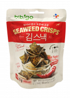 Чипсы из морской капусты и коричневого риса с острым вкусом CJ Bibigo, 20 г