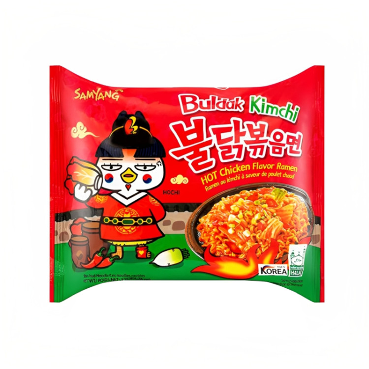 Лапша б/п Samyang с курицей и кимчи острая, 135 г