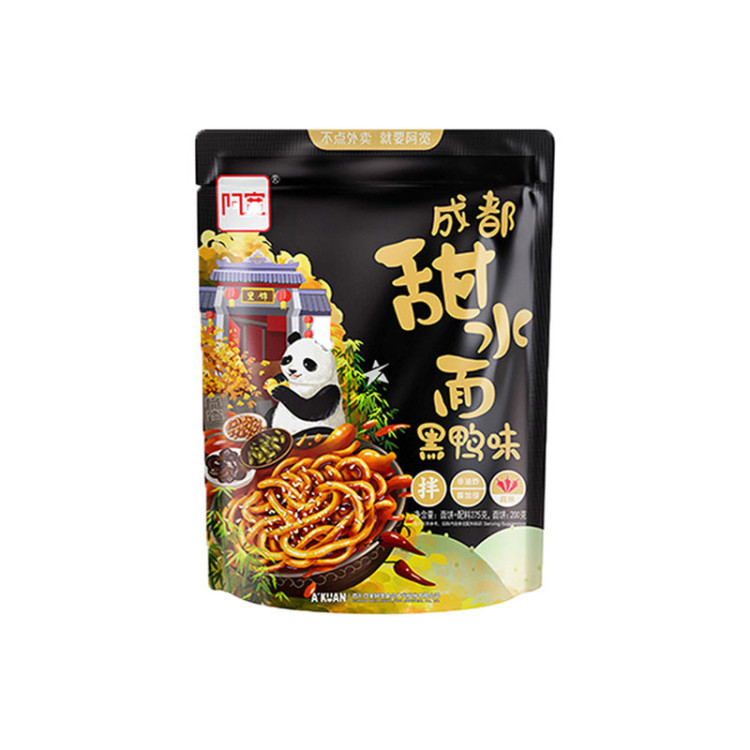 Лапша б/п со вкусом черной утки Baijia, 275 г