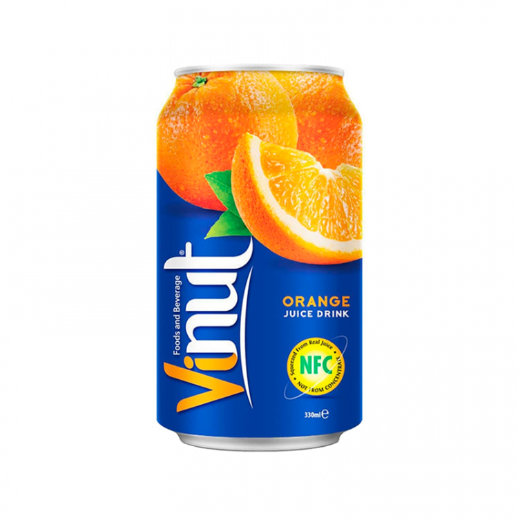 Сокосодержащий напиток Vinut 30%, апельсин, 330 мл