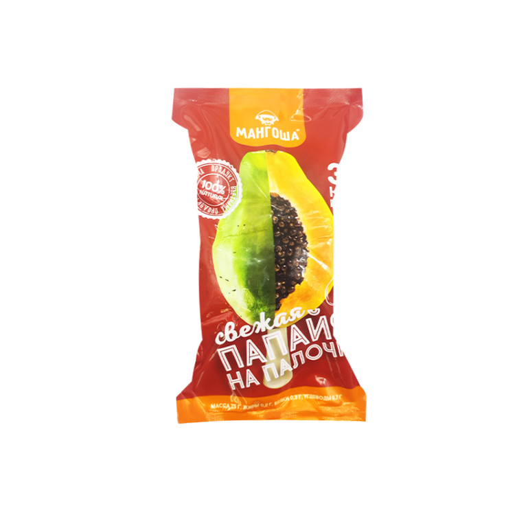 Замороженный фрукт Папайя на палочке  Мангоша, 75 г