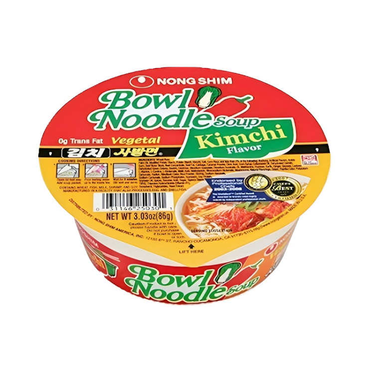 Лапша "Нонгшим" (сушеная)  с кимчи (BIG BOWL), 86 г