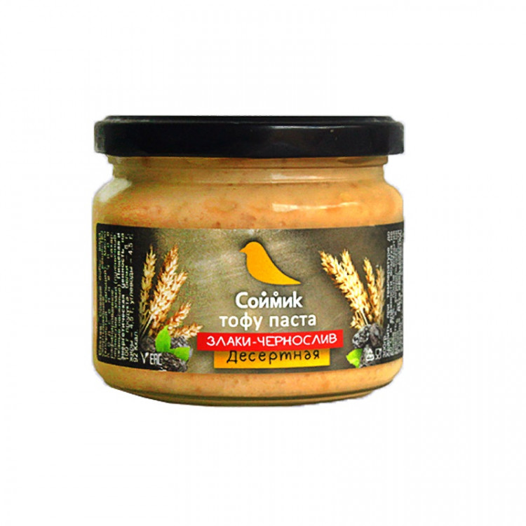 Тофу паста злаки-чернослив десертная, 300 г ВЫВОД