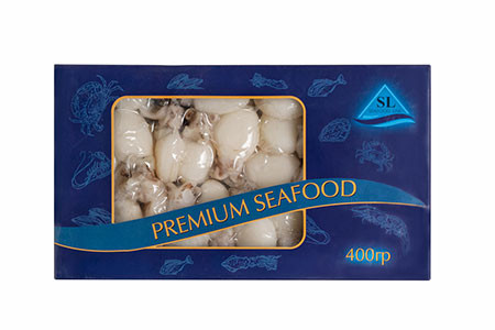 Каракатица сырая замороженная целая очищенная SL, 400 гр