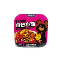 Лапша б/п саморазогревающийся со вкусом соуса болоньезе Wang Zi Feng Fan, Китай, 268 г