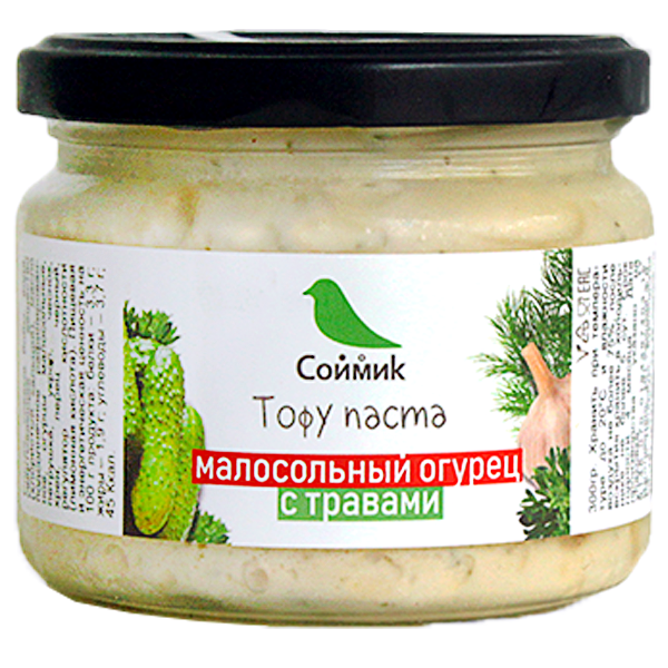 Тофу паста малосольный огурец с травами, 300 г