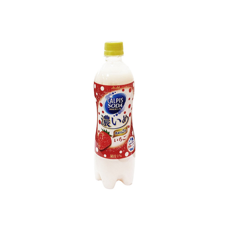 Напиток газированный "CALPIS SODA" насыщенный клубничный вкус, 500 мл