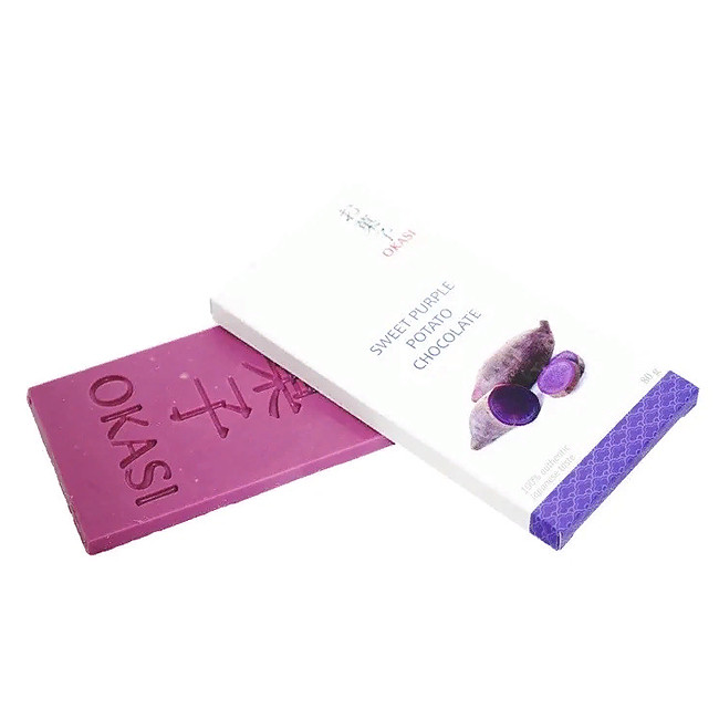 Шоколад с фиолетовым бататом Okasi 80 гр