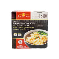 Вонтоны с креветкой, супом и чой сум, 145 гр