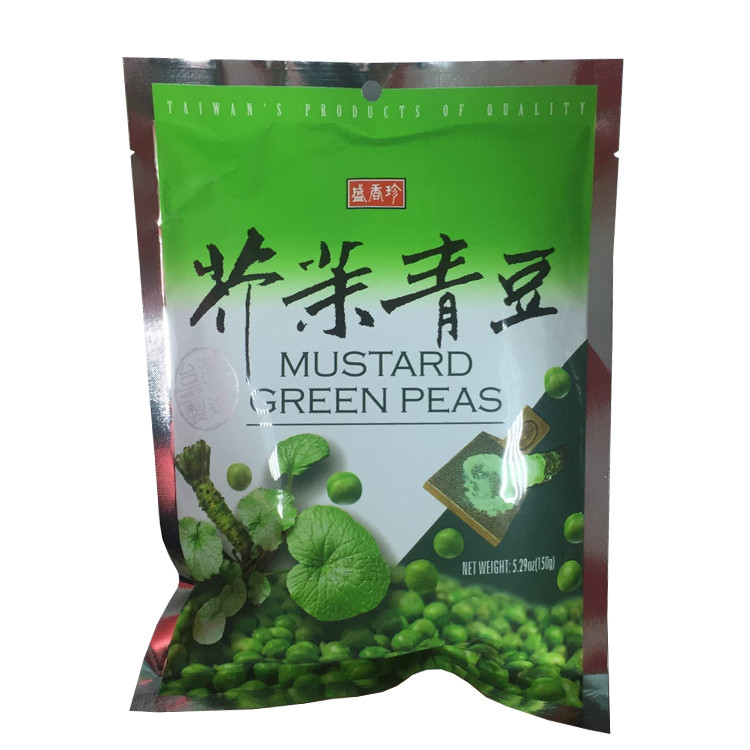 Зеленый горошек с васаби, 150 гр