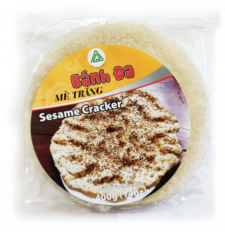 Рисовый крекер с белым кунжутом, 400 гр
