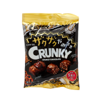 Шоколад Crunky хрустящий с печеньем, Lotte 48 г