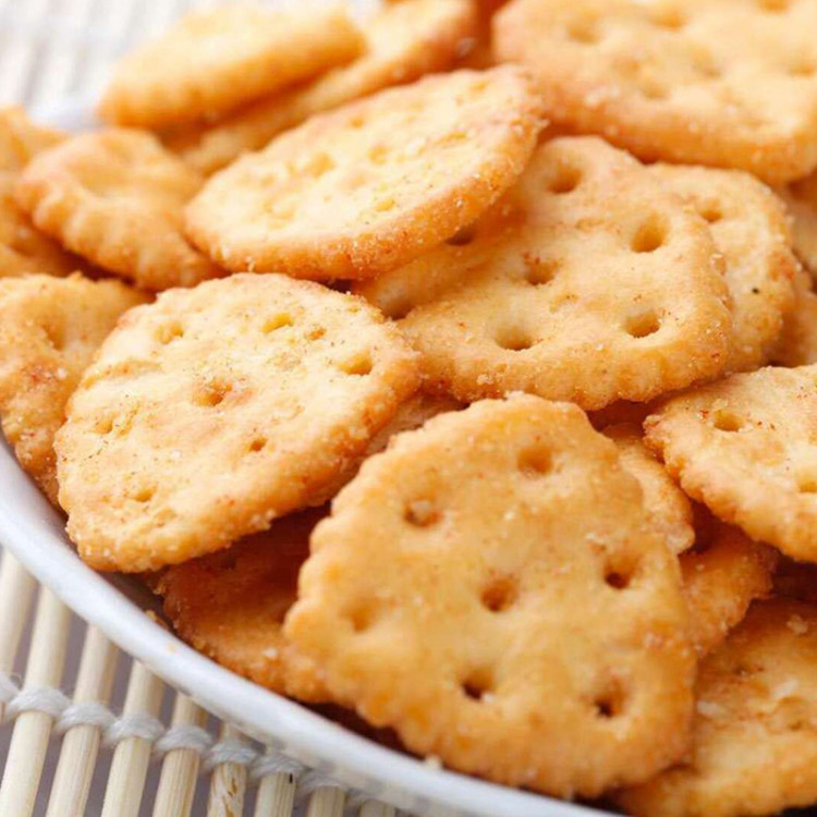 Печенье мини Крекеры со вкусом барбекю с тмином Glico, 40 г