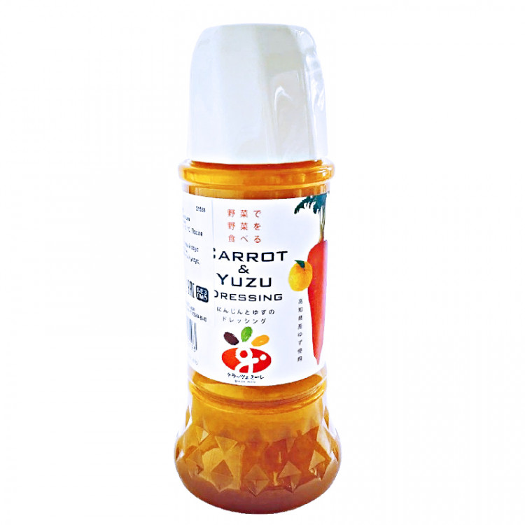 Соус-дрессинг "Graziemille" с тертой морковью и цитрусом юдзу, 300мл, Япония
