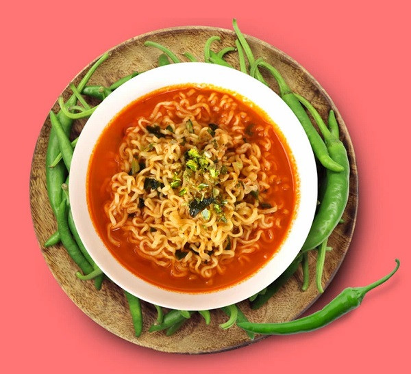 Лапша б\п Samyang Чампонг Рамен с морепродуктами острая, 117 гр