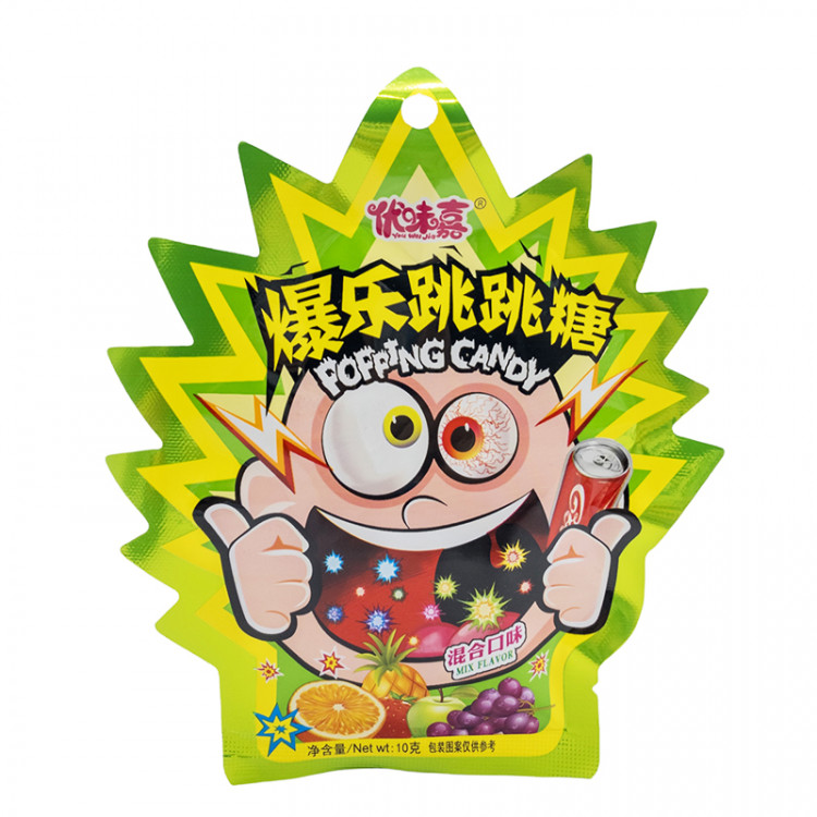 Карамель взрывная в гранулах фруктовая, 10 гр