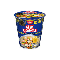 Лапша б/п Ниссин Кремовый суп с морепродуктами, 74 г