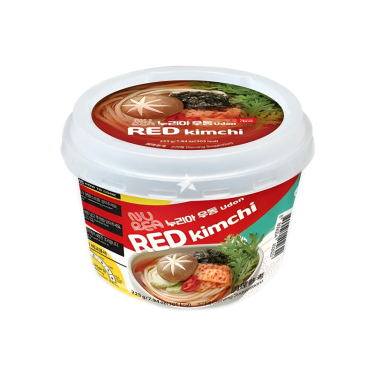 Лапша б/п Удон с кимчи, 225 г, NUREA