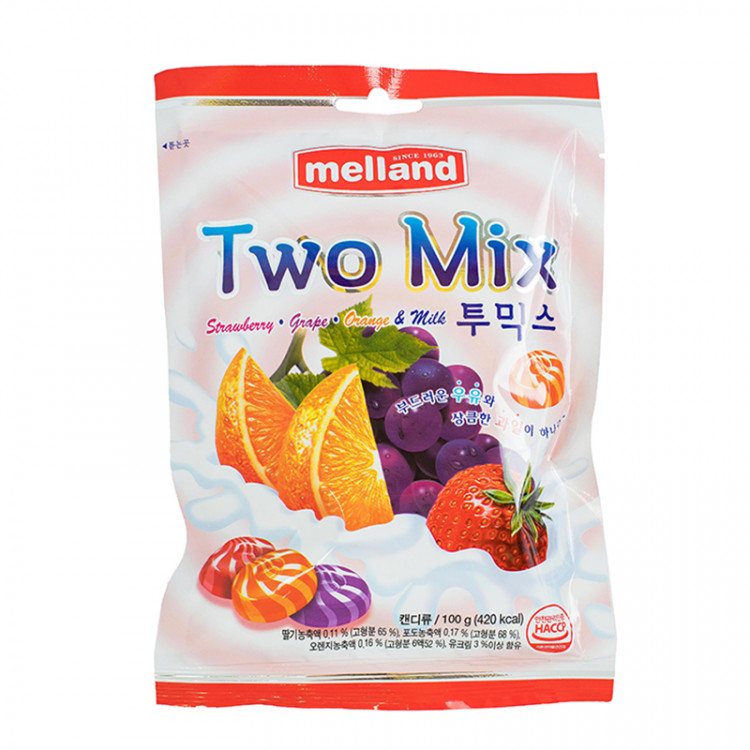 Карамель фруктовая со сливками Melland, 100 г