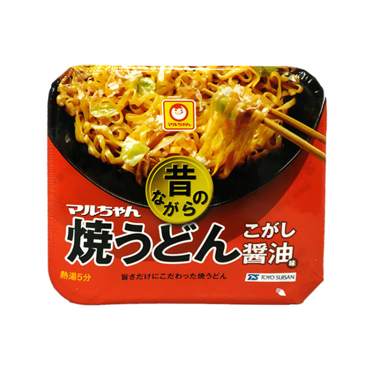 Лапша б\п Яки Удон со стружкой копченого тунца, капустой и соевым соусом TOYOSUISAN, 106 г