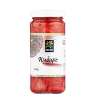 Имбирь маринованный розовый (в банке) Мидори, 246 гр