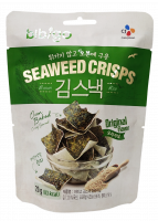 Чипсы из морской капусты и коричневого риса с оригинальным вкусом CJ Bibigo, 20 г
