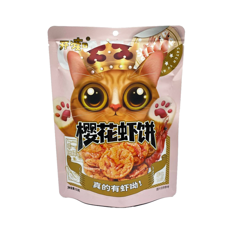 Чипсы Кукурузные CATCH YU MI со вкусом креветки вишневой, 52 г