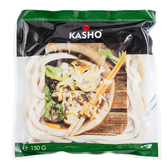 Лапша пшеничная Удон вареная, в/у, 150гр