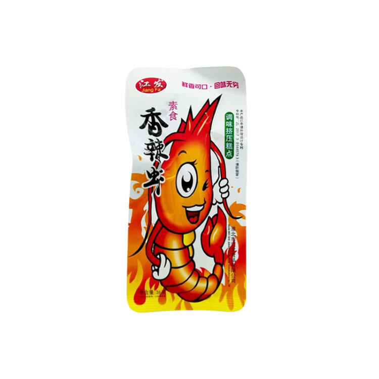 Снеки из соевого мяса "Креветки" Jiang Fa, 22-26 гр