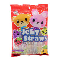 Желе Соломка фруктовая Зайка и Мишка, ассорти, 300 гр