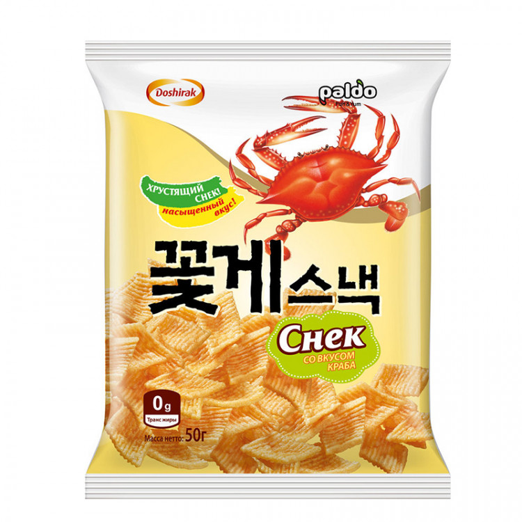 Снек со вкусом краба Доширак, 50 гр