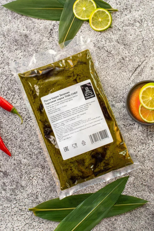 Паста Карри зеленая THAI CHEF, 0,5 кг